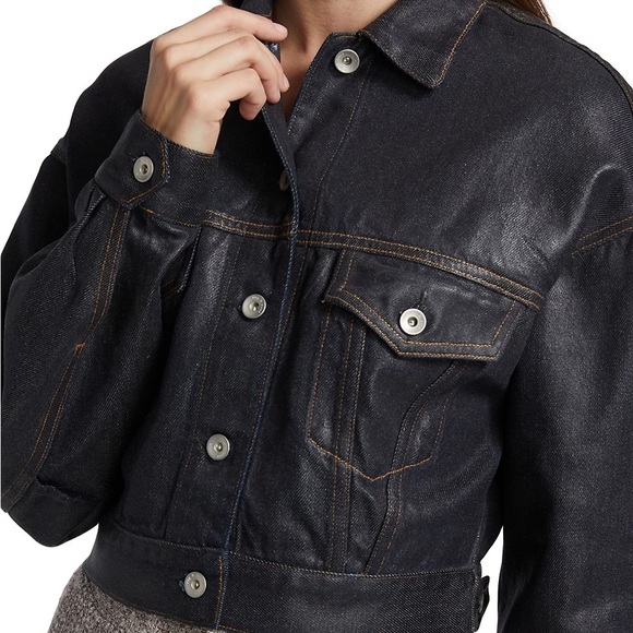 rag & bone New York Cropped Trucker Jacket - Picture 9 of 12